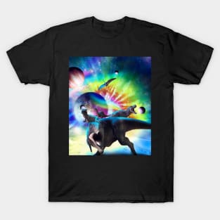 Digital Space Dinosaurs T-Shirt